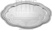 Scalloped Silver Tray