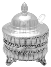 Lined Italian Honey Dish