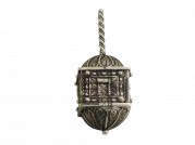 FIligree Silver Chanukah Dreidel 2