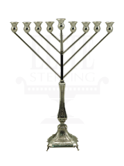 Silver Chabad Menorah