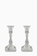 Lattice Lumière Shabbos Candlesticks