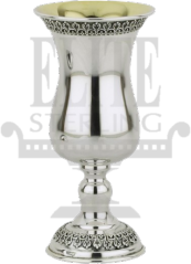 Filigree Silver Kiddush Goblet