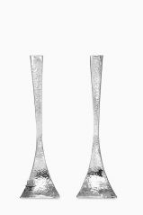 Prince Patish Silver Candlesticks Shabbos