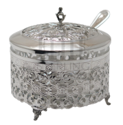 Floral Lace Honey Dish