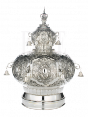 Ayin Agulah Chased Torah Crown