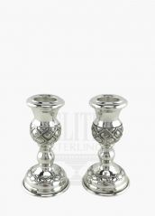 Vienna Mini Bubbles Silver Candlesticks