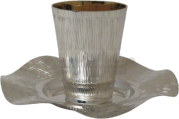 Wavy Lines Kiddush Set
