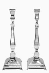 Gamla Chalak Candlesticks for Shabbos