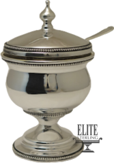 Bead Studded Smooth Honey Dish