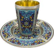 Mosaic Decore Kiddush Set