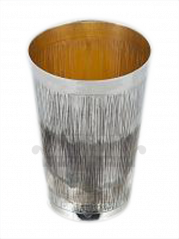 Sterling Silver Striped Kiddush Cup