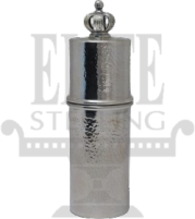 Round Matchbox Hammered+Crown