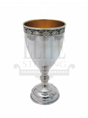 Diamond Chain Kiddush Goblet 