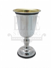 Filigree Boarder Kiddush Goblet