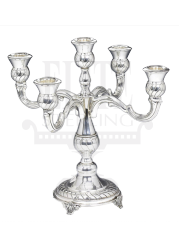 Passim Silver Candelabra 5 Light