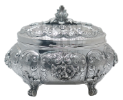 Flower Casting Etrog Box