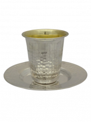 Hammered Baby Kiddush Set