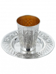 Sterling Silver Kiddush Cup Set