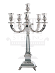 Supra Silver Candelabra 6 Light